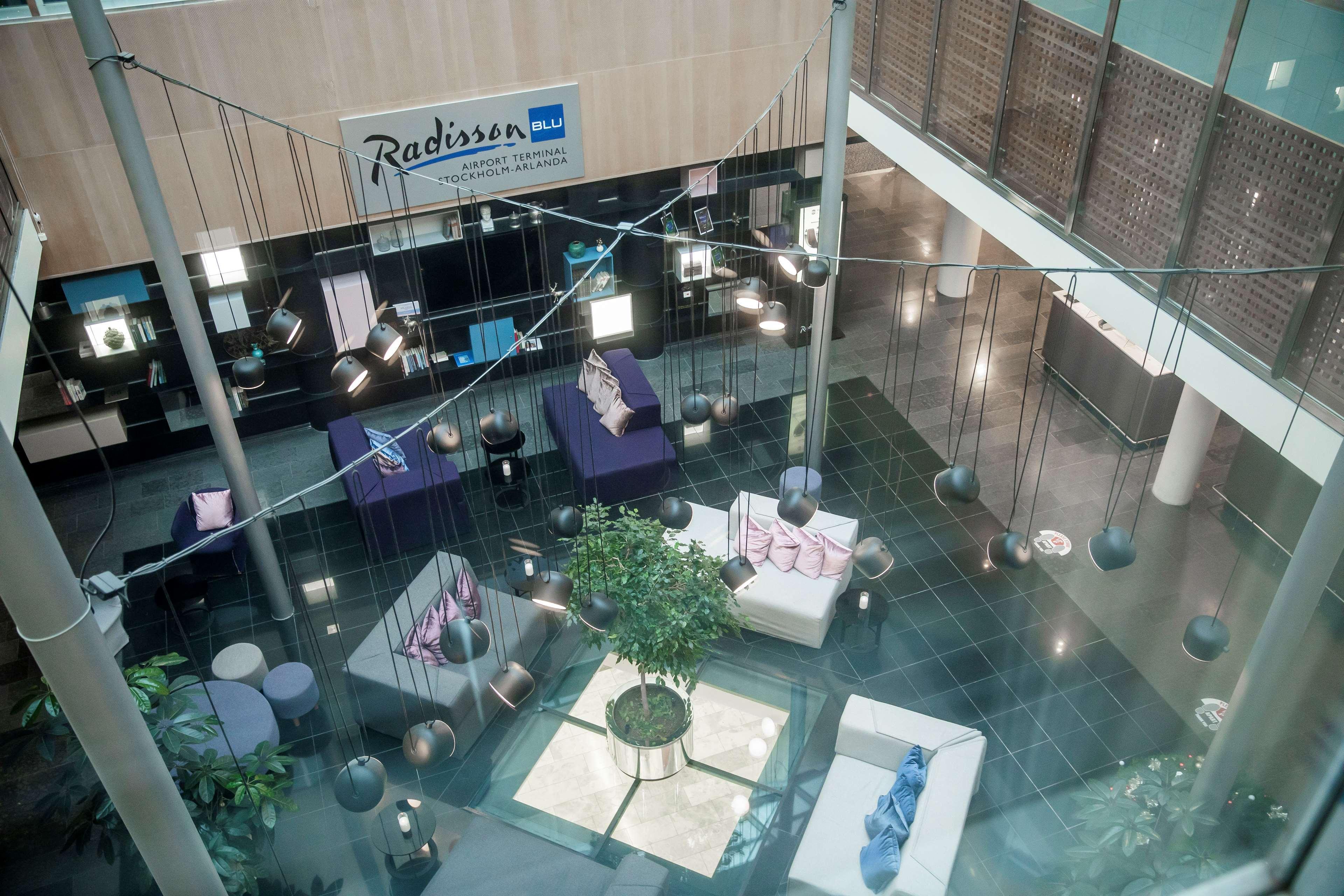 Radisson Blu Airport Terminal Hotel Arlanda Zewnętrze zdjęcie Interior of the hotel